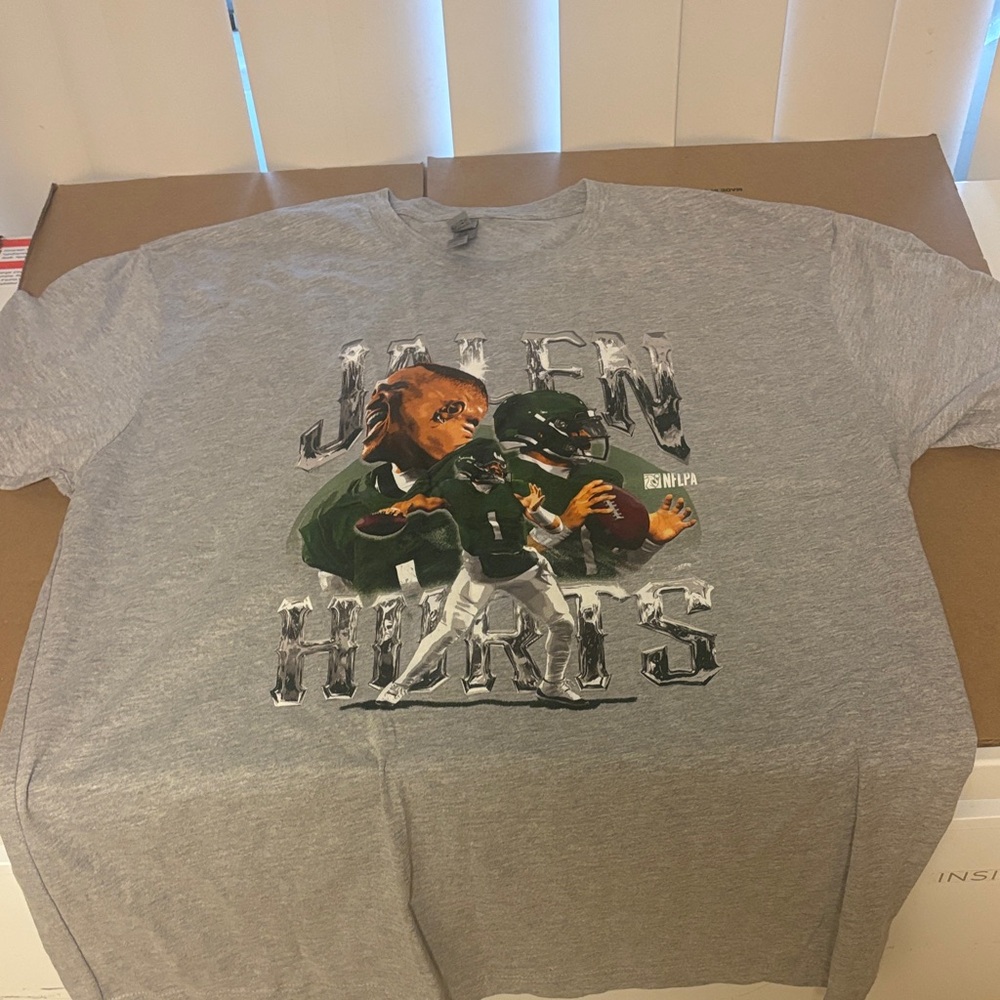 LPA Gray Graphic Tee with Sports Design